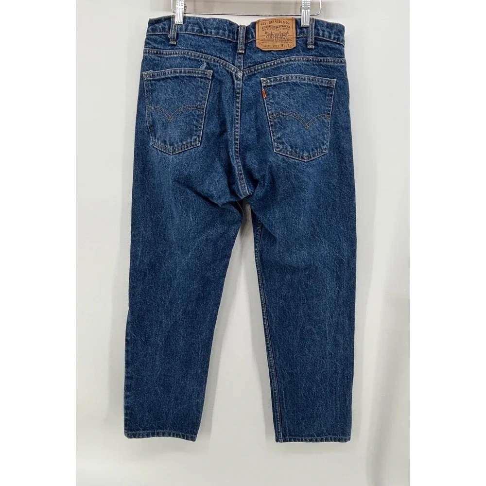 Vintage Levi's 505 Orange Tab Jeans Men 36x31 Straight Leg Medium Wash 80s 90s